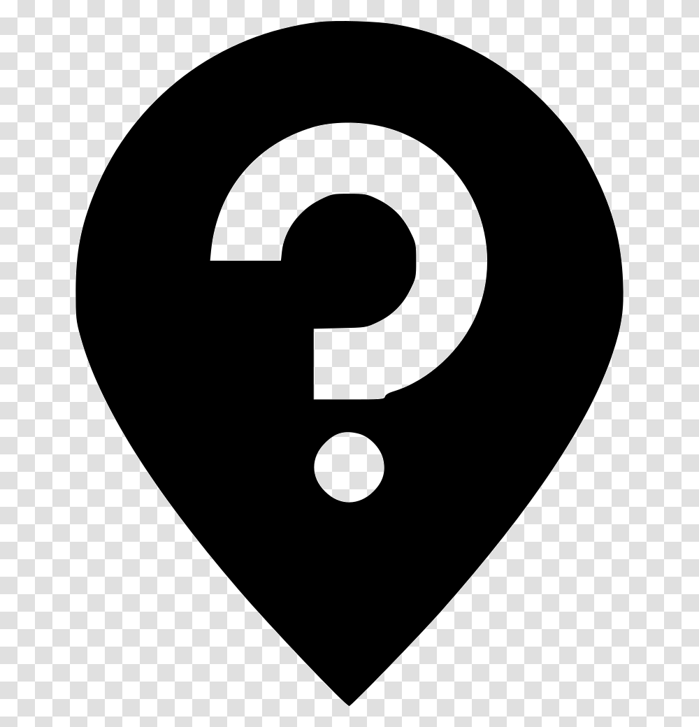 File Svg Location Pin With Question Mark, Face, Number Transparent Png