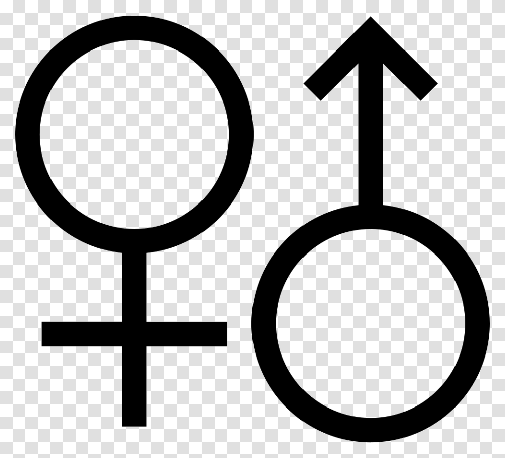 File Svg Male Female Icon Female Male Symbol, Stencil, Magnifying, Tarmac, Asphalt Transparent Png