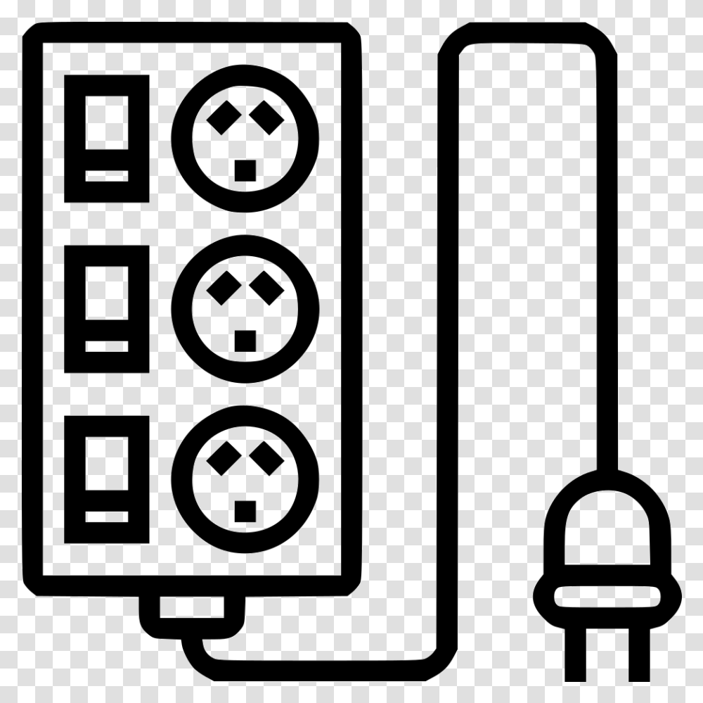 File Svg Power Board Icon, Electrical Device, Adapter, Electrical Outlet, Plug Transparent Png
