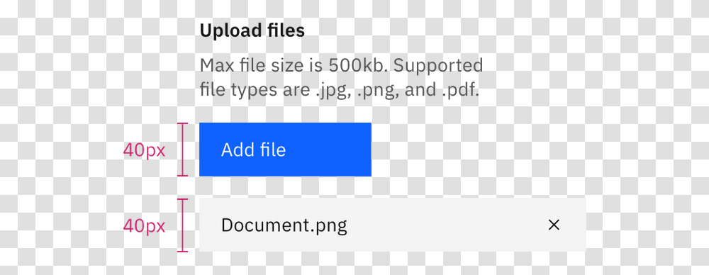 File Uploader - Carbon Design System Vertical, Text, Number, Symbol, Electronics Transparent Png