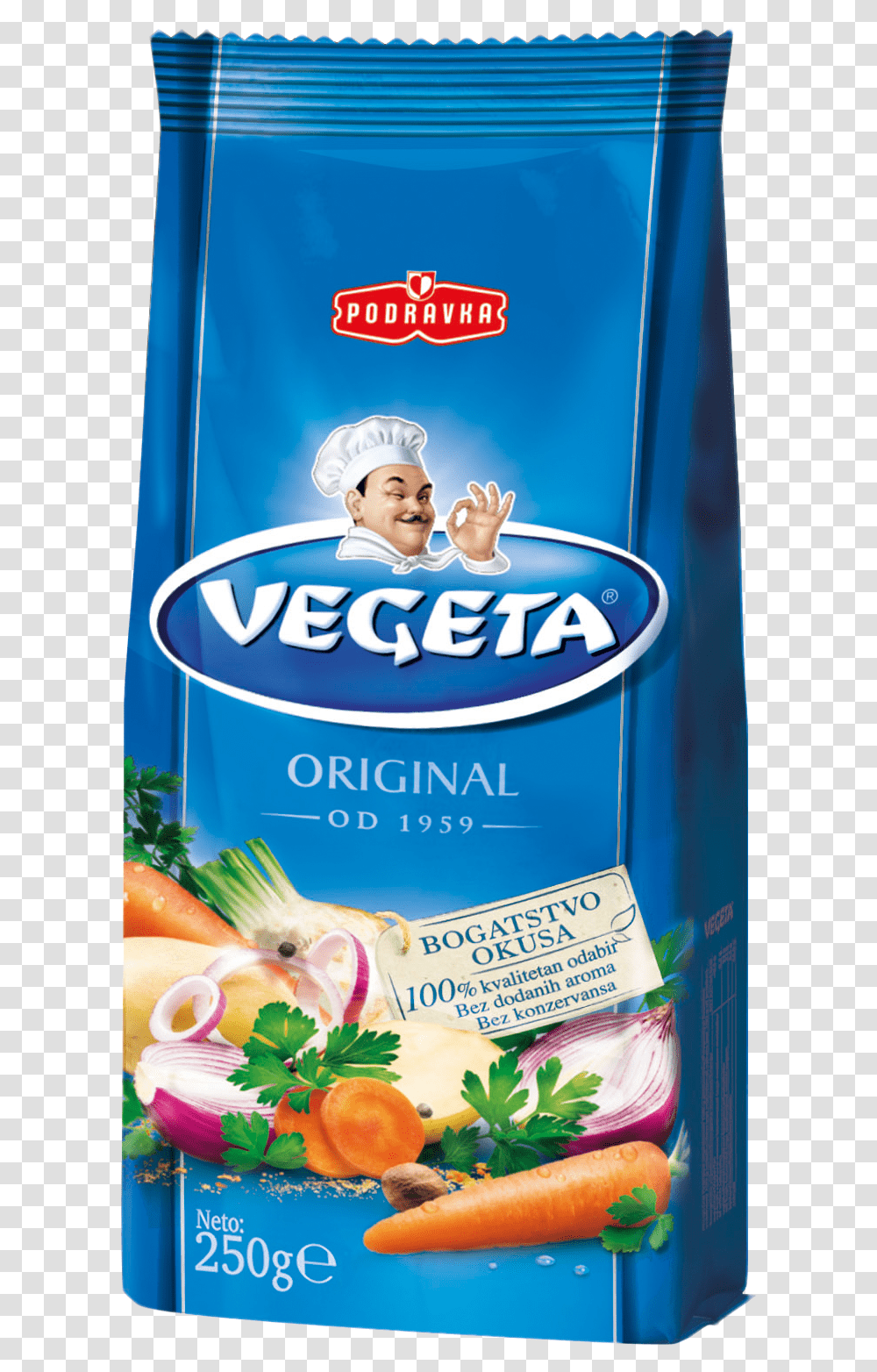 File Vegeta Podravka Vegeta, Person, Bottle, Food, Plant Transparent Png