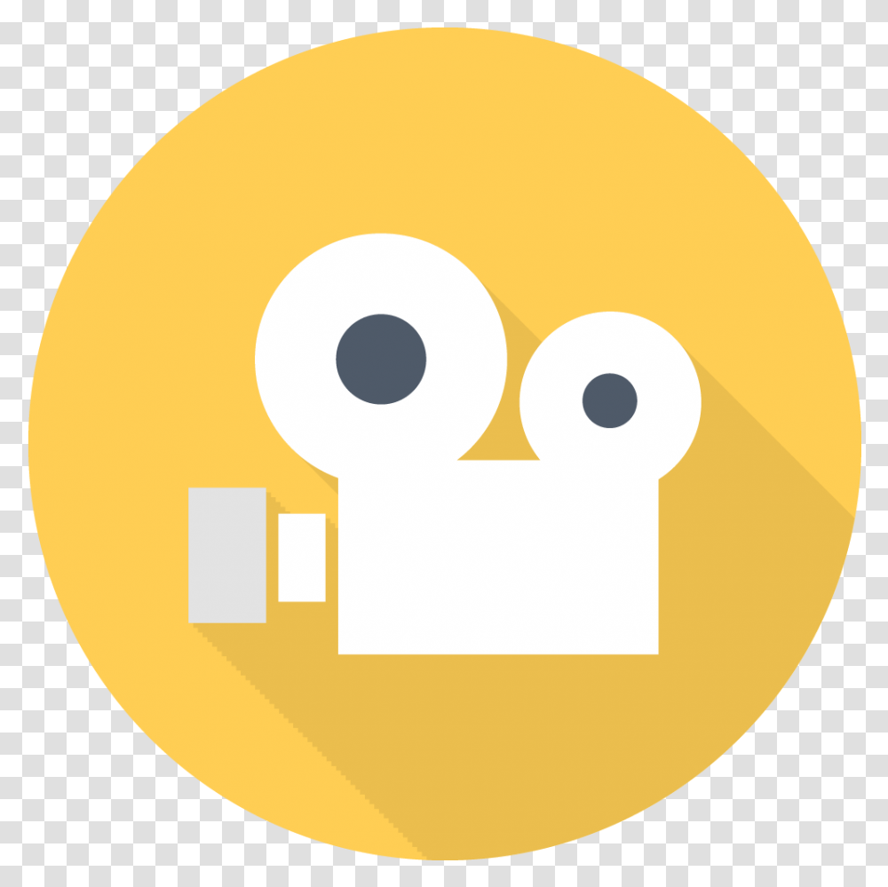 File Video Icon Flat Video Camera Icon, Pac Man Transparent Png