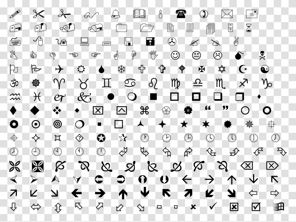 File Wingdings Svg Wingdings, Gray, World Of Warcraft Transparent Png