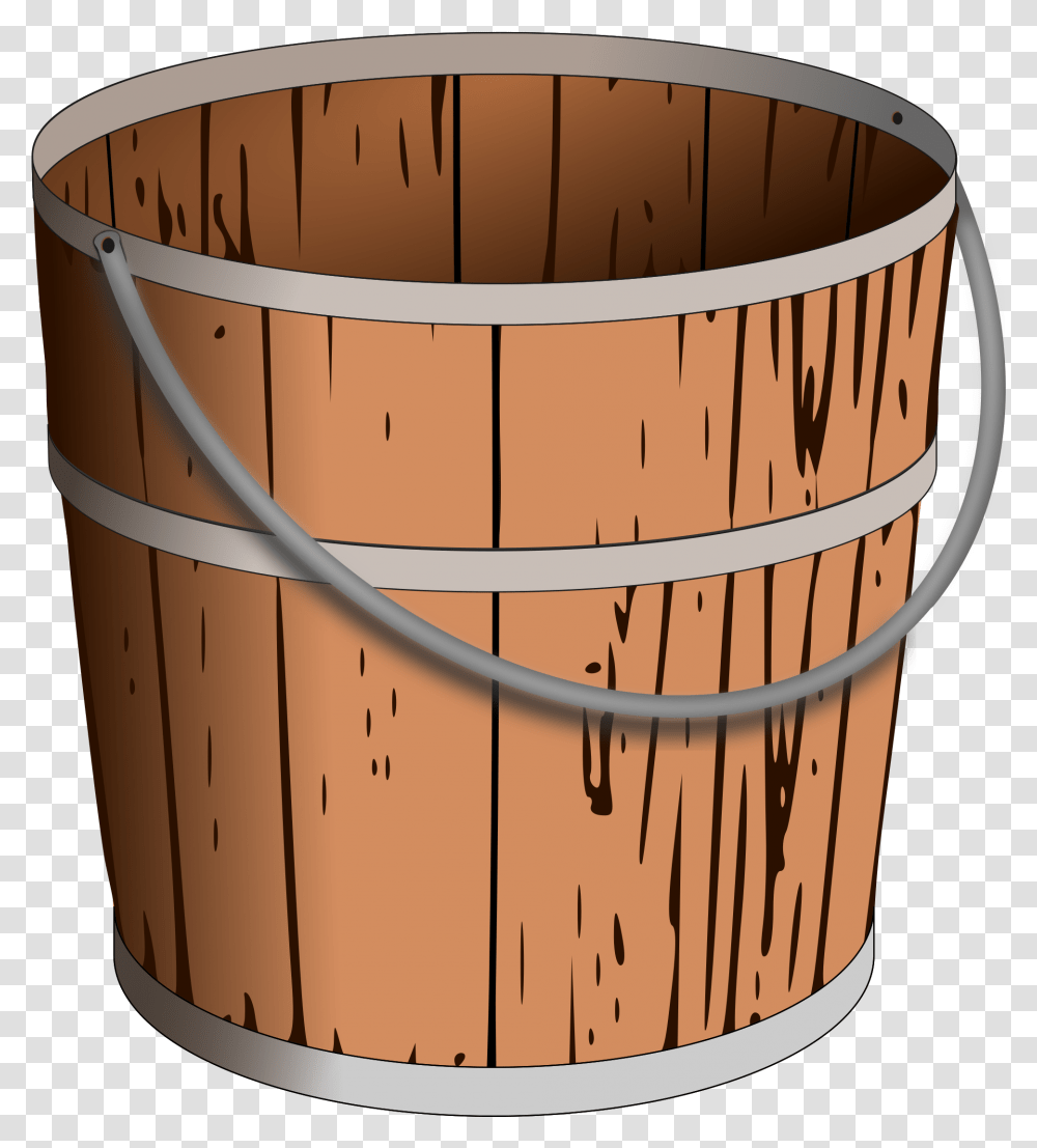 File Wooden Pail Svg Wooden Pail Clip Art, Bucket, Jacuzzi, Tub, Hot Tub Transparent Png