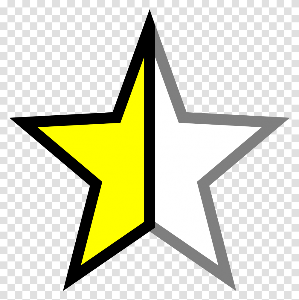 File Yellow Svg Wikimedia Half A Yellow Star, Cross, Star Symbol Transparent Png