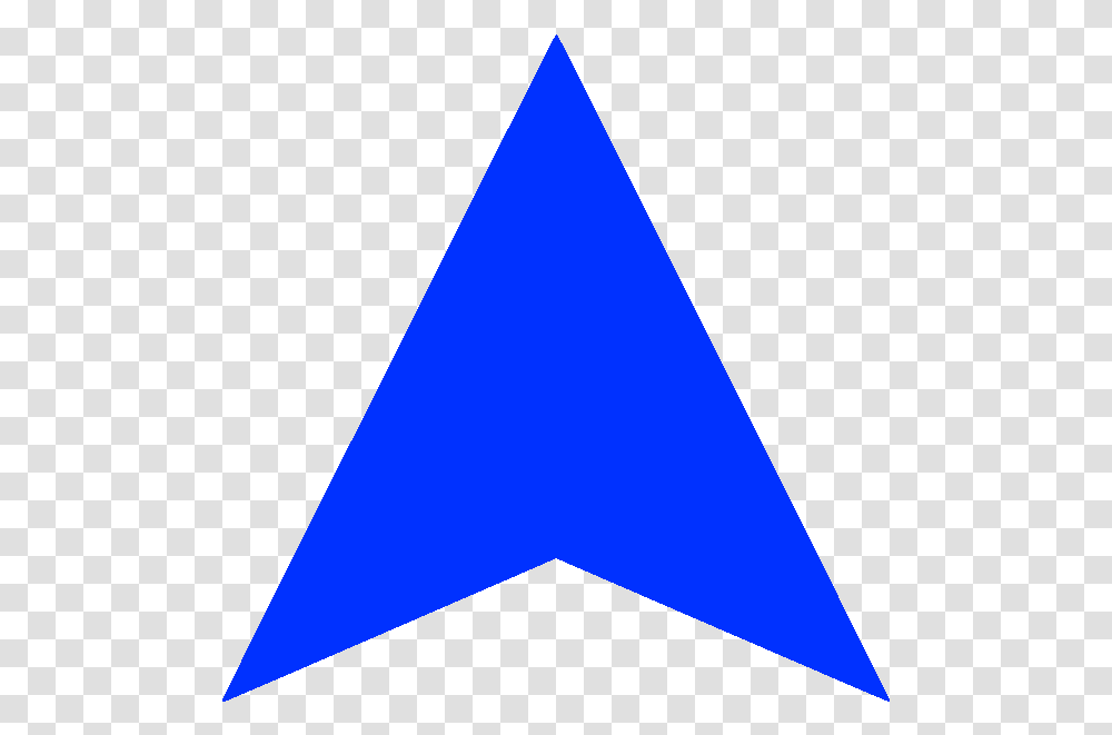 Fileblue Arrow Up Darkerpng Wikimedia Commons Navigation Arrow Icon, Triangle Transparent Png