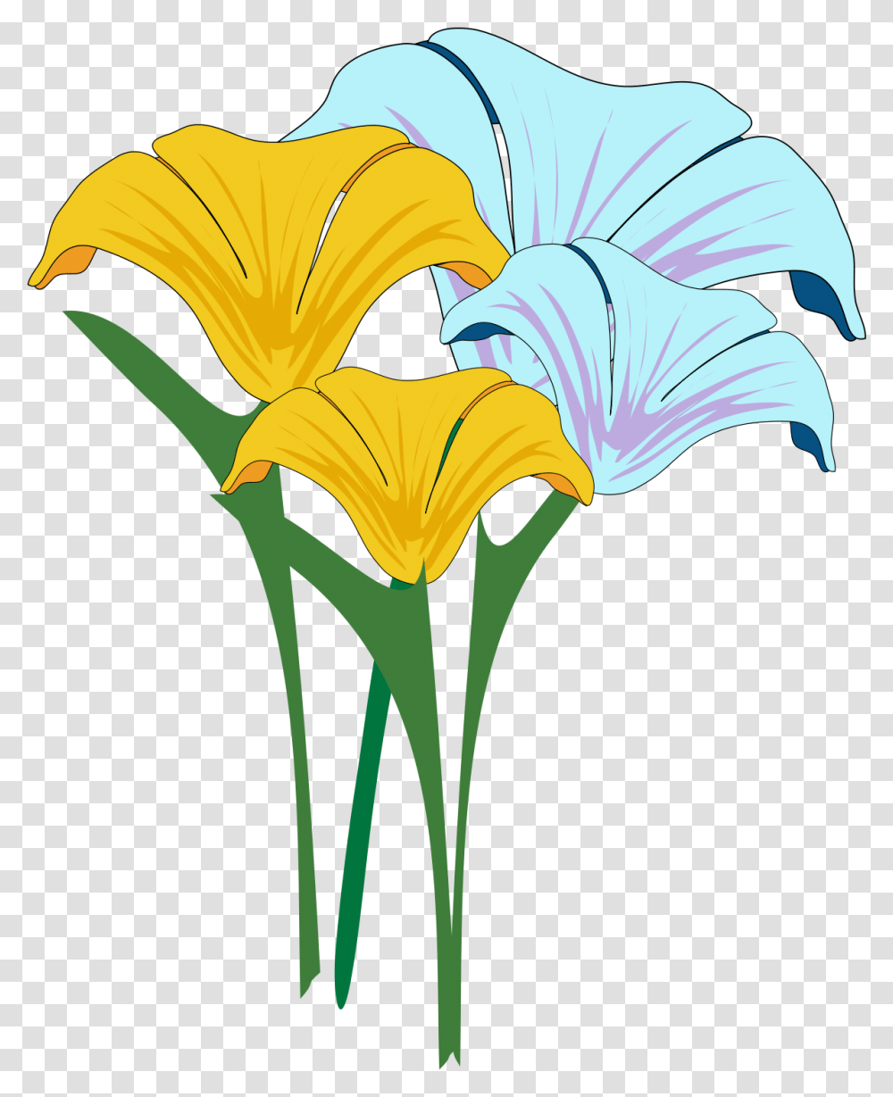Filebunch Of Flowerssvg Wikimedia Commons Mga Bulaklak Clipart, Iris, Plant, Blossom, Petal Transparent Png