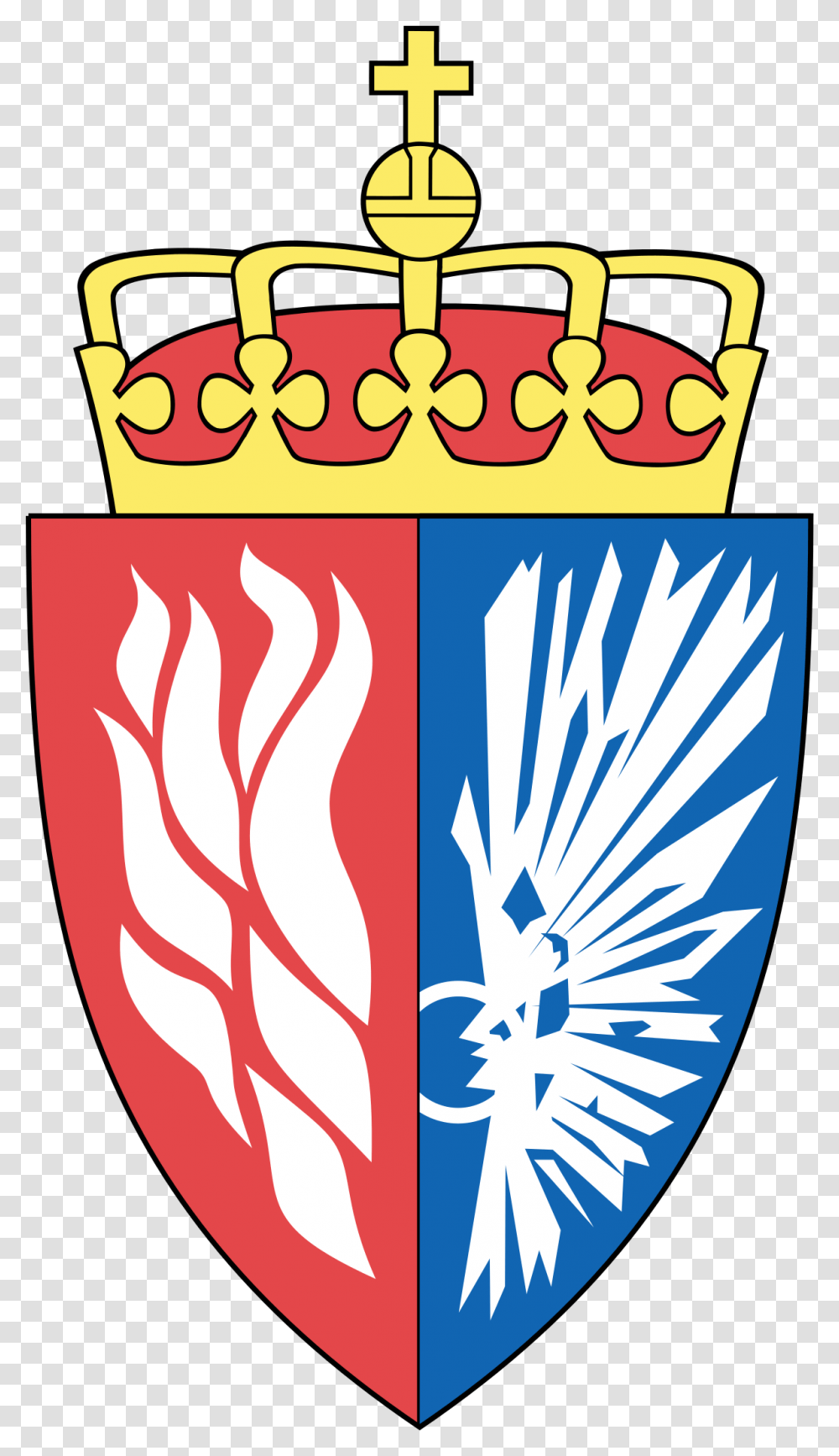 Filecoat Of Arms The Norwegian Directorate For Fire And Norway Coat Of Arms, Logo, Symbol, Emblem, Text Transparent Png