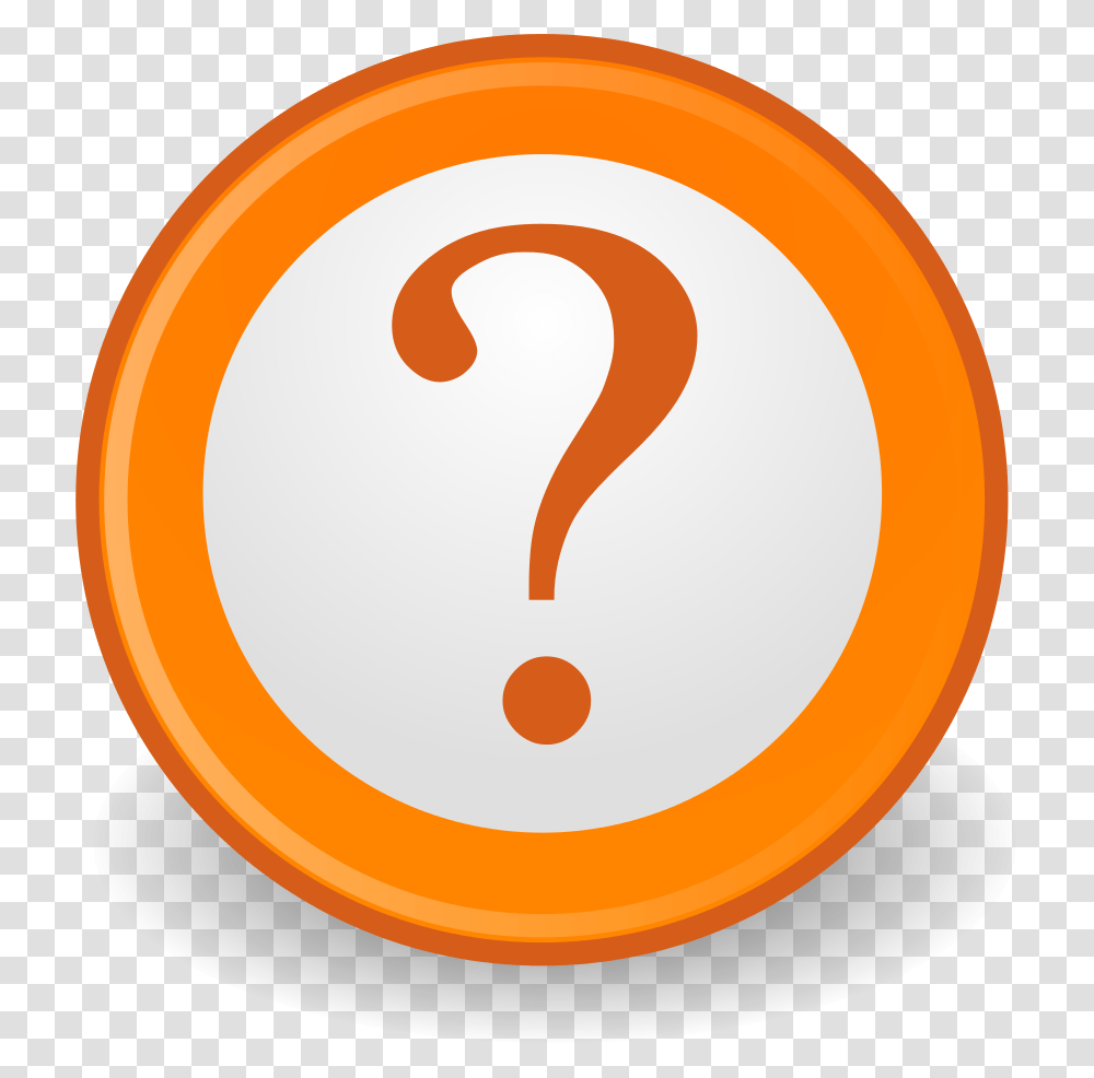 Filecommons Emblemquestionsvg Meta Question Mark Vector Orange, Text, Label, Number, Symbol Transparent Png