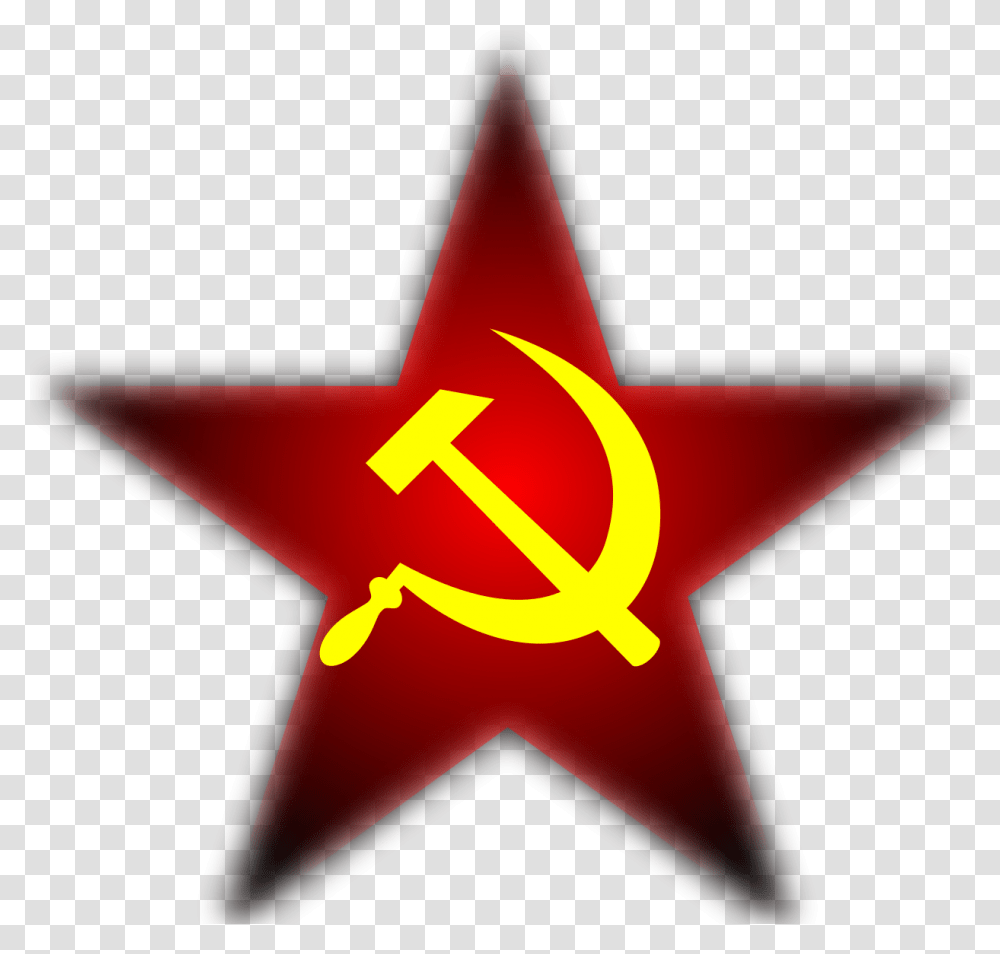 Filecommunism Star With Black Backgroundsvg Wikimedia South African Communist Party, Star Symbol, Cross Transparent Png