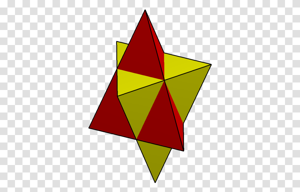 Filecompound Of Two Triangular Pyramidspng Triangle, Toy, Kite Transparent Png