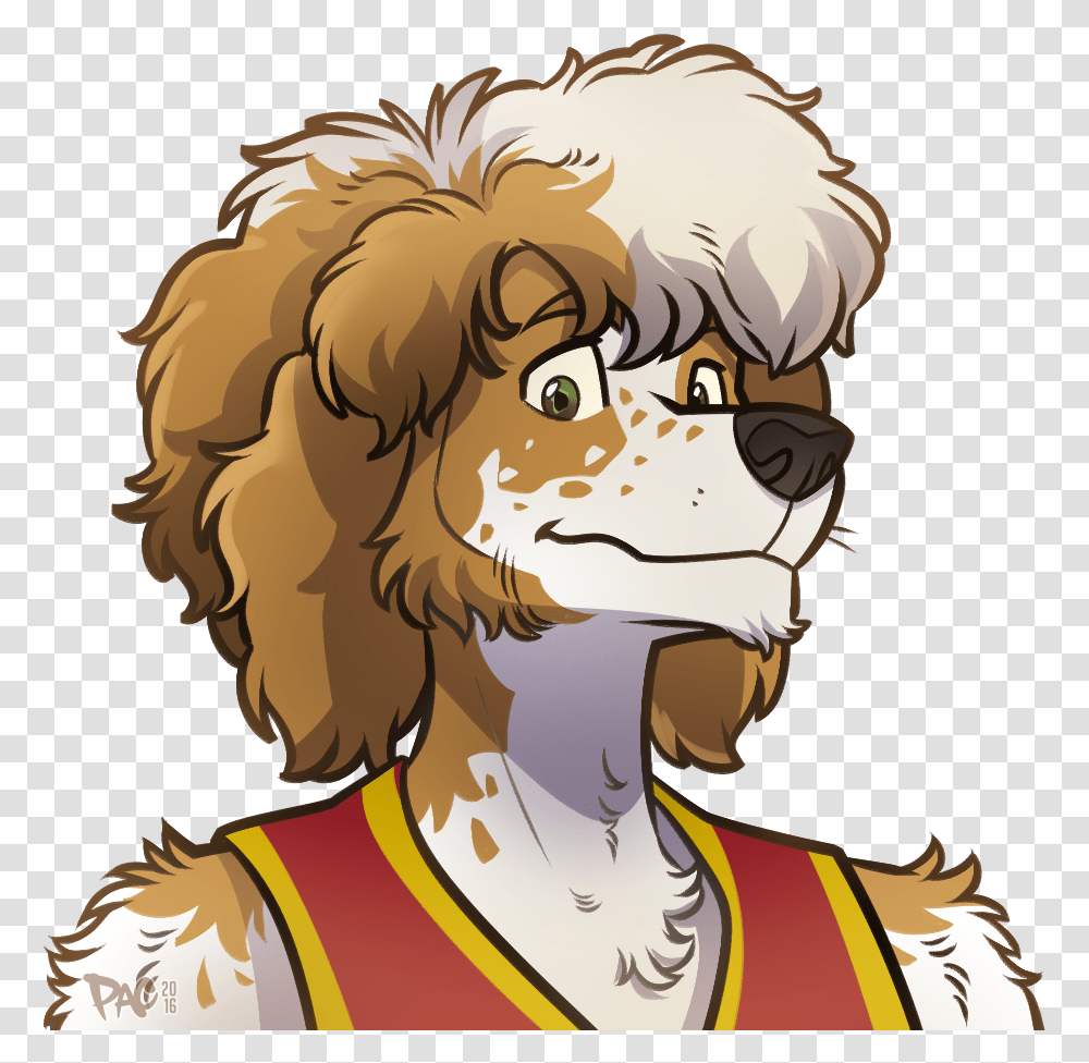 Filedcrest Beau Headshotpng Furry Basketball Association Cartoon, Person, Face, Gold, Drawing Transparent Png