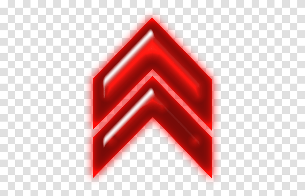 Filedouble Arrow Neon Red Uppng Wikimedia Commons Neon Up, Alphabet, Text, Symbol, Logo Transparent Png