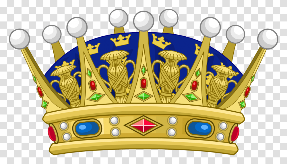 Fileducal Crown Of Sweden Strhlsvg Wikimedia Commons Prince Crown, Jewelry, Accessories, Accessory, Birthday Cake Transparent Png