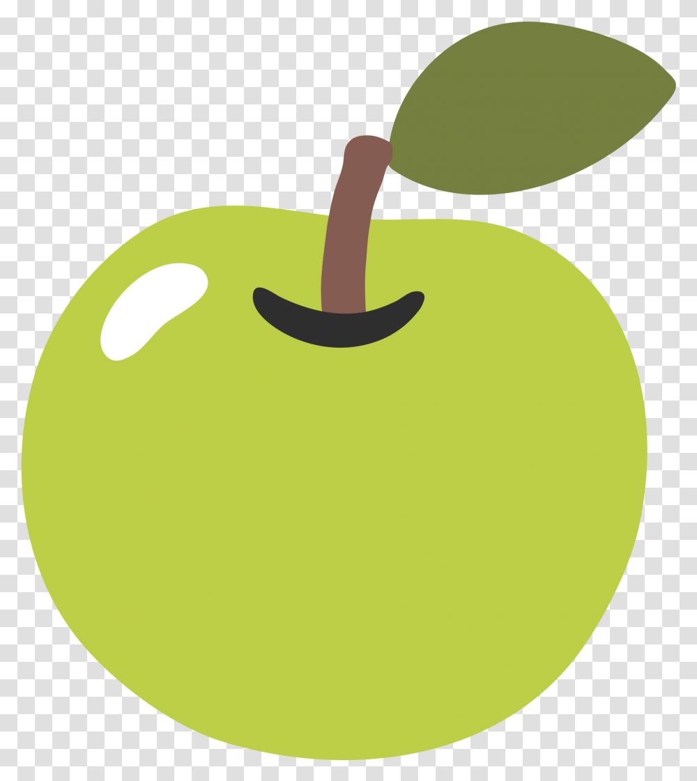 Fileemoji U1f34f Apple Emoji Clear Background, Tennis Ball, Sport, Sports, Plant Transparent Png