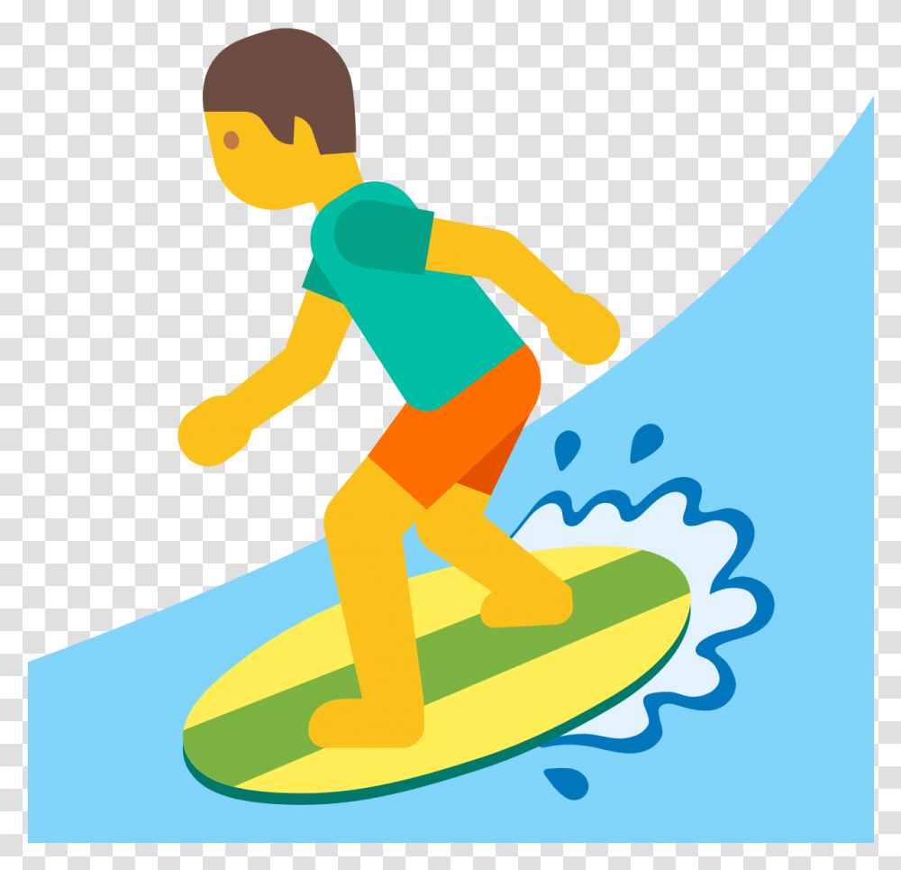 Fileemoji U1f3c4 200d 2642svg Wiktionary Emoji Surf, Outdoors, Nature, Person, Water Transparent Png
