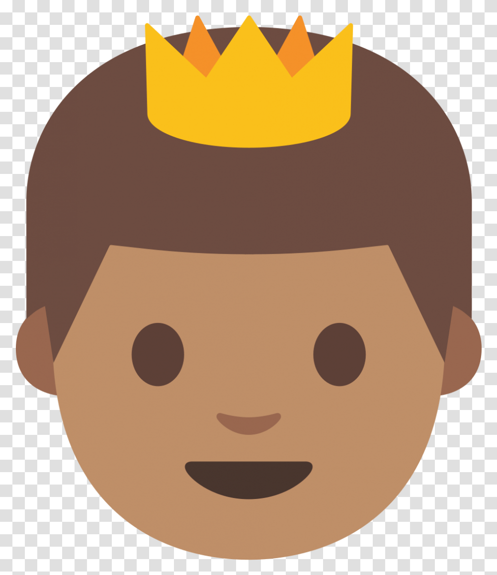 Fileemoji U1f934 1f3fdsvg Wikimedia Commons Birthday Boy Emoji, Head, Plant, Produce, Food Transparent Png