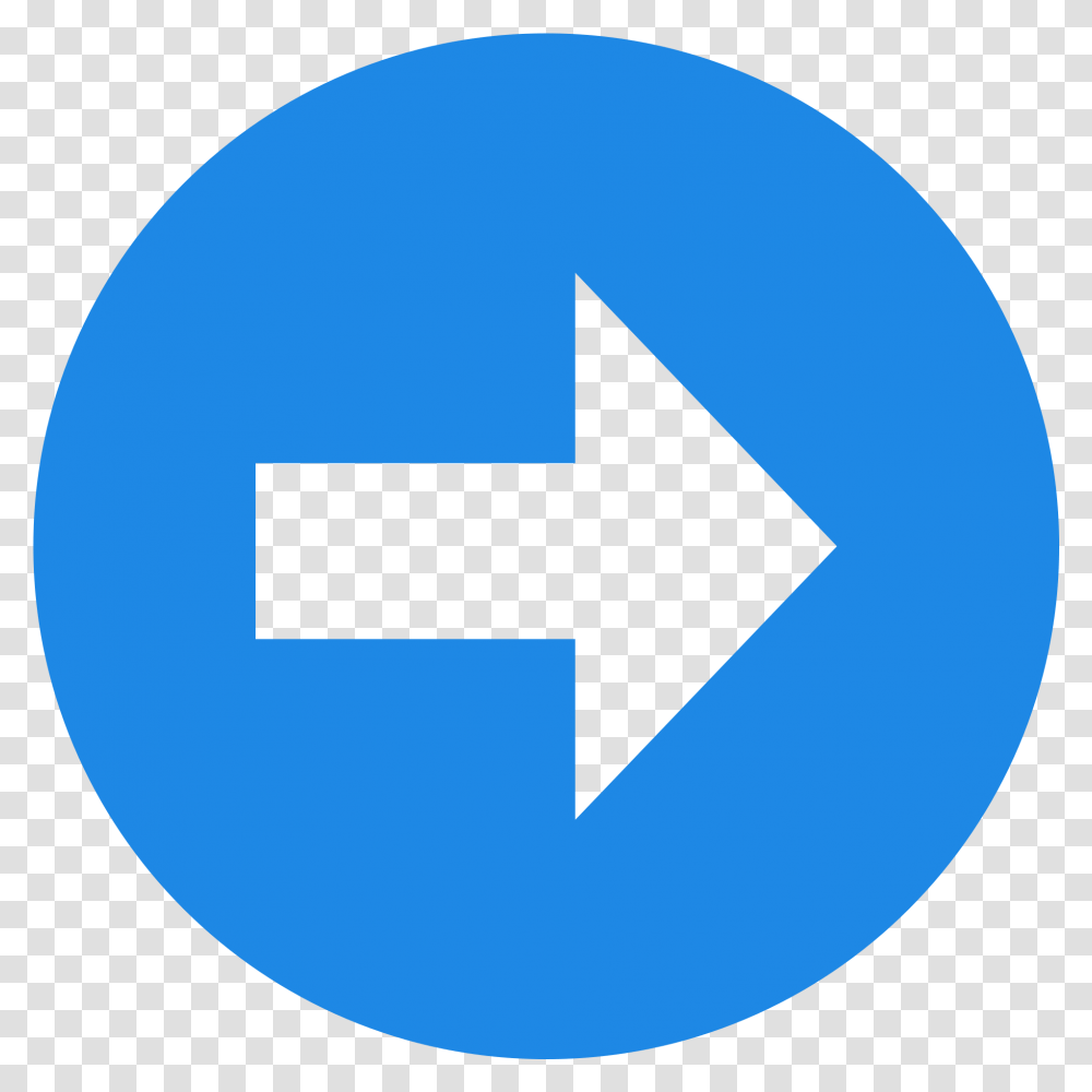 Fileeo Circle Blue Arrow Rightsvg Wikimedia Commons Right Blue Arrow Icon, Symbol, Logo, Trademark, Text Transparent Png