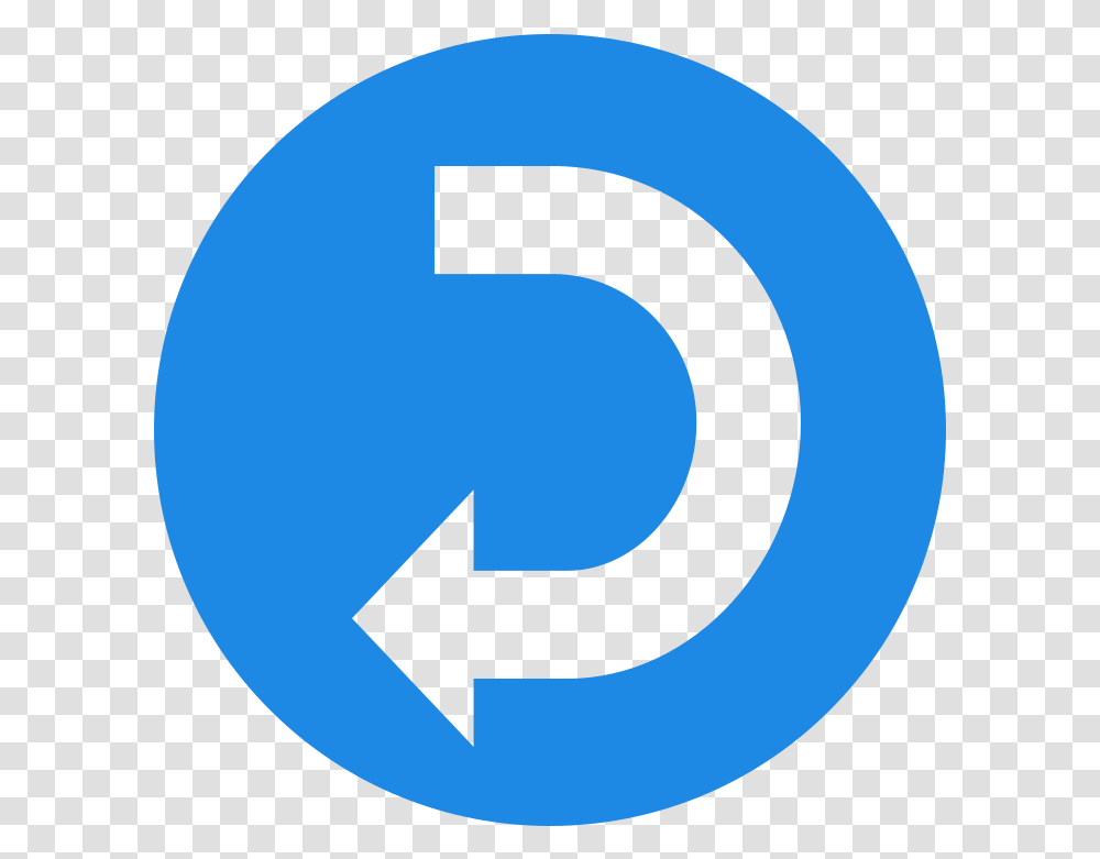 Fileeo Circle Blue Arrow Swingleftsvg Wikimedia Commons Arrow, Symbol, Number, Text, Recycling Symbol Transparent Png