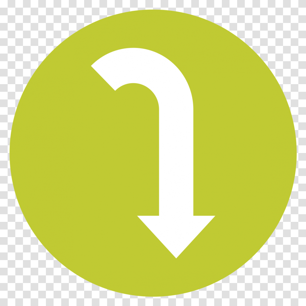 Fileeo Circle Lime White Arrow Godownsvg Wikimedia Commons Vertical, Number, Symbol, Text, Tennis Ball Transparent Png