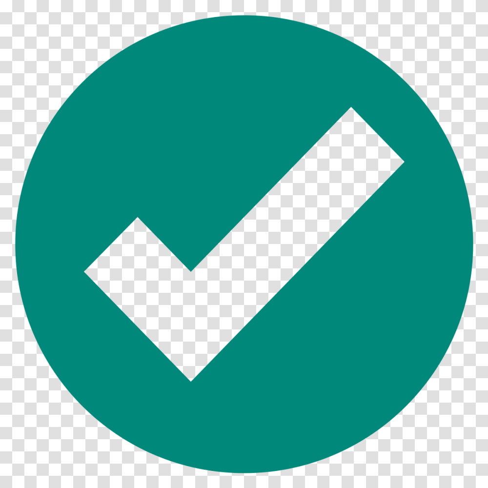 Fileeo Circle Teal Checkmarksvg Wikimedia Commons Circle Green Check Mark, Symbol, Recycling Symbol, Logo, Trademark Transparent Png