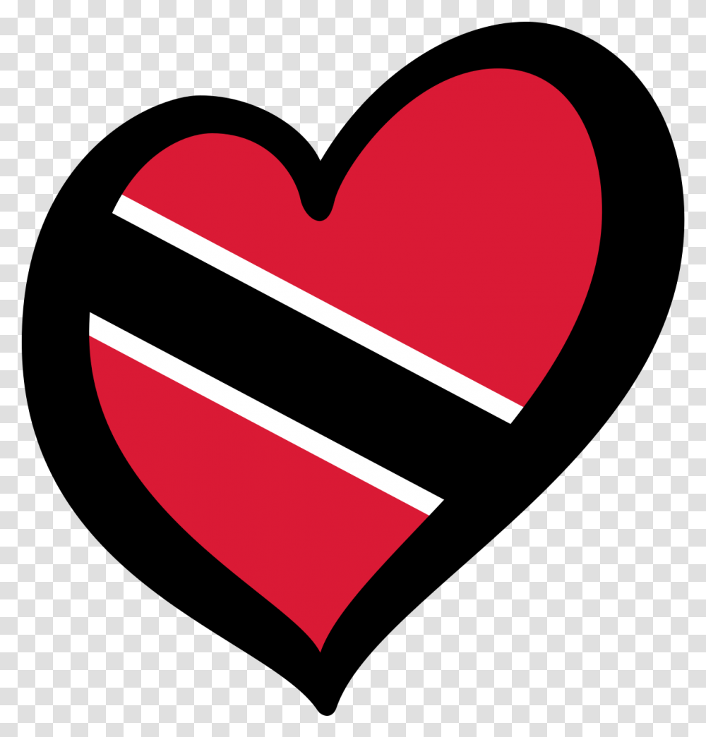 Fileeurotrinidad Y Tobagosvg Wikimedia Commons Trinidad Flag Heart, Interior Design, Indoors, Cushion Transparent Png