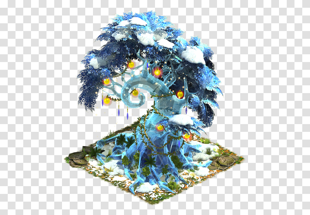 Filefather Frozen Treepng Elvenar Wiki En Elvenar Tree, Ornament, Plant, Christmas Tree, Crystal Transparent Png