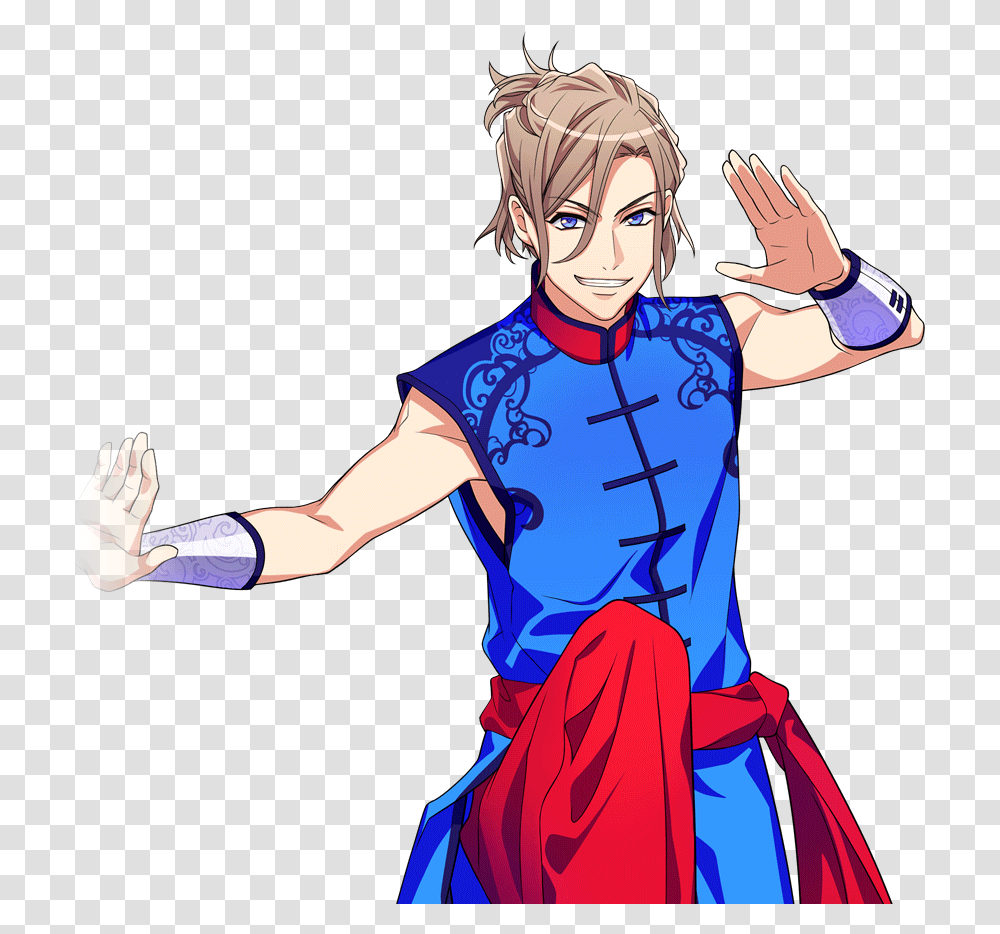 Filefire Up Mantou Fist Banri Comedy R Transparentpng Anime Fire, Dance Pose, Leisure Activities, Person, Human Transparent Png