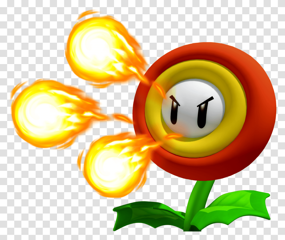 Fileflare Flowerpng Wikimedia Commons Super Mario Fire Flower, Fish, Animal, Toy, Lamp Transparent Png