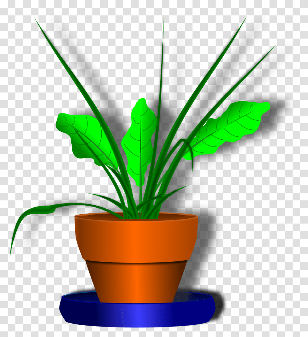 Fileflower Andflowerpotsvg Wikimedia Commons Plant In Pot Background, Leaf, Tree, Palm Tree, Arecaceae Transparent Png