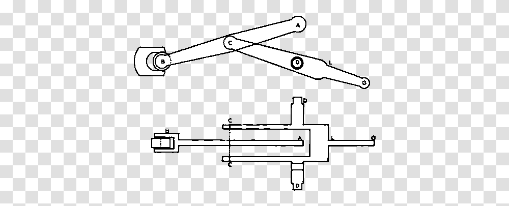 Filefreemantle Straight Line Linkage High Contrastpng Diagram, Sword, Weapon, Weaponry, Tool Transparent Png