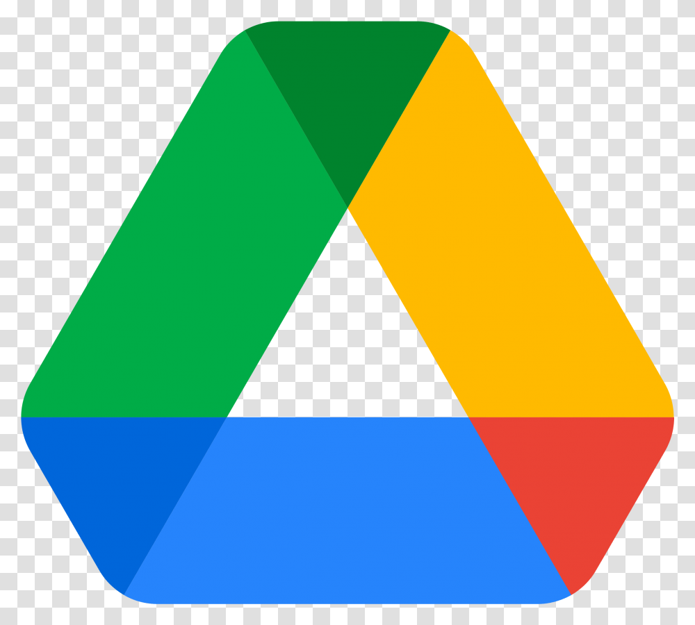 Filegoogle Drive Icon 2020svg Wikipedia Google Drive Icon, Triangle Transparent Png