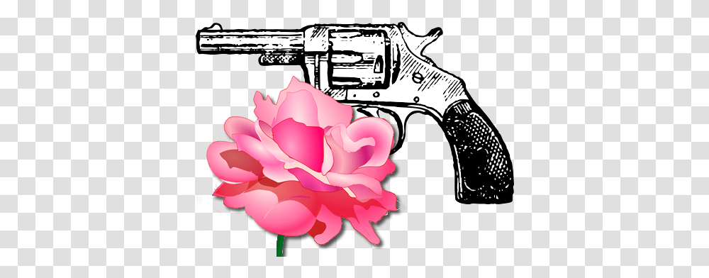 Filegun And Rosepng Wikimedia Commons Gun And Rose, Handgun, Weapon, Weaponry, Person Transparent Png