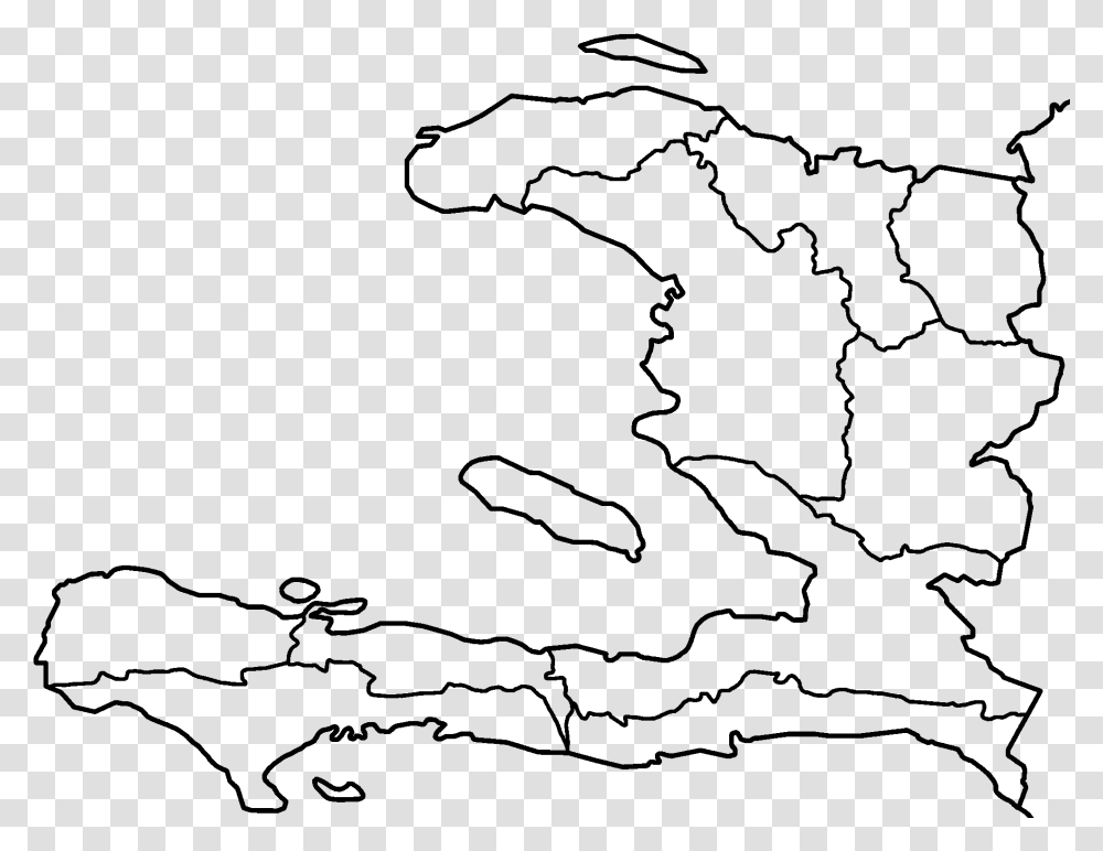 Filehaiti Departments Blank Blank Map Of Haiti, Gray, World Of Warcraft Transparent Png