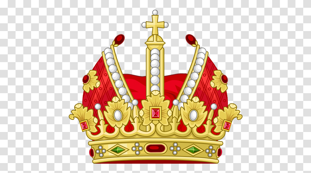 Fileheraldic Imperial Crown Gules Mitresvg Wikimedia Holy Roman Empire Crest, Accessories, Accessory, Jewelry, Birthday Cake Transparent Png
