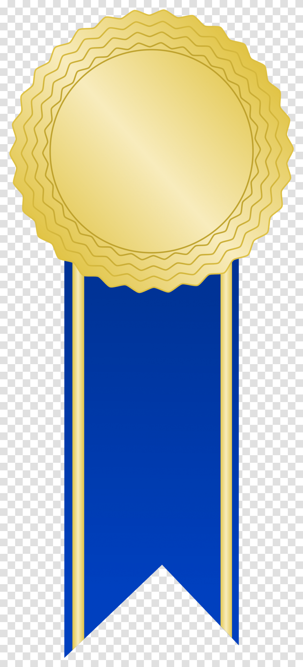 Fileinkscape Golden Award With A Blue Ribbonsvg Blue Ribbon For Award, Lamp, Logo, Symbol, Trademark Transparent Png