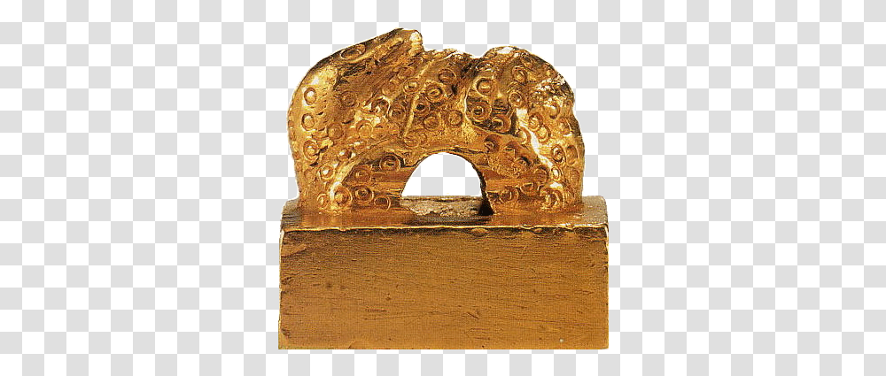 Fileking Of Na Gold Seal Knob Sidepng Wikimedia Commons Arch, Bronze, Treasure, Accessories, Accessory Transparent Png