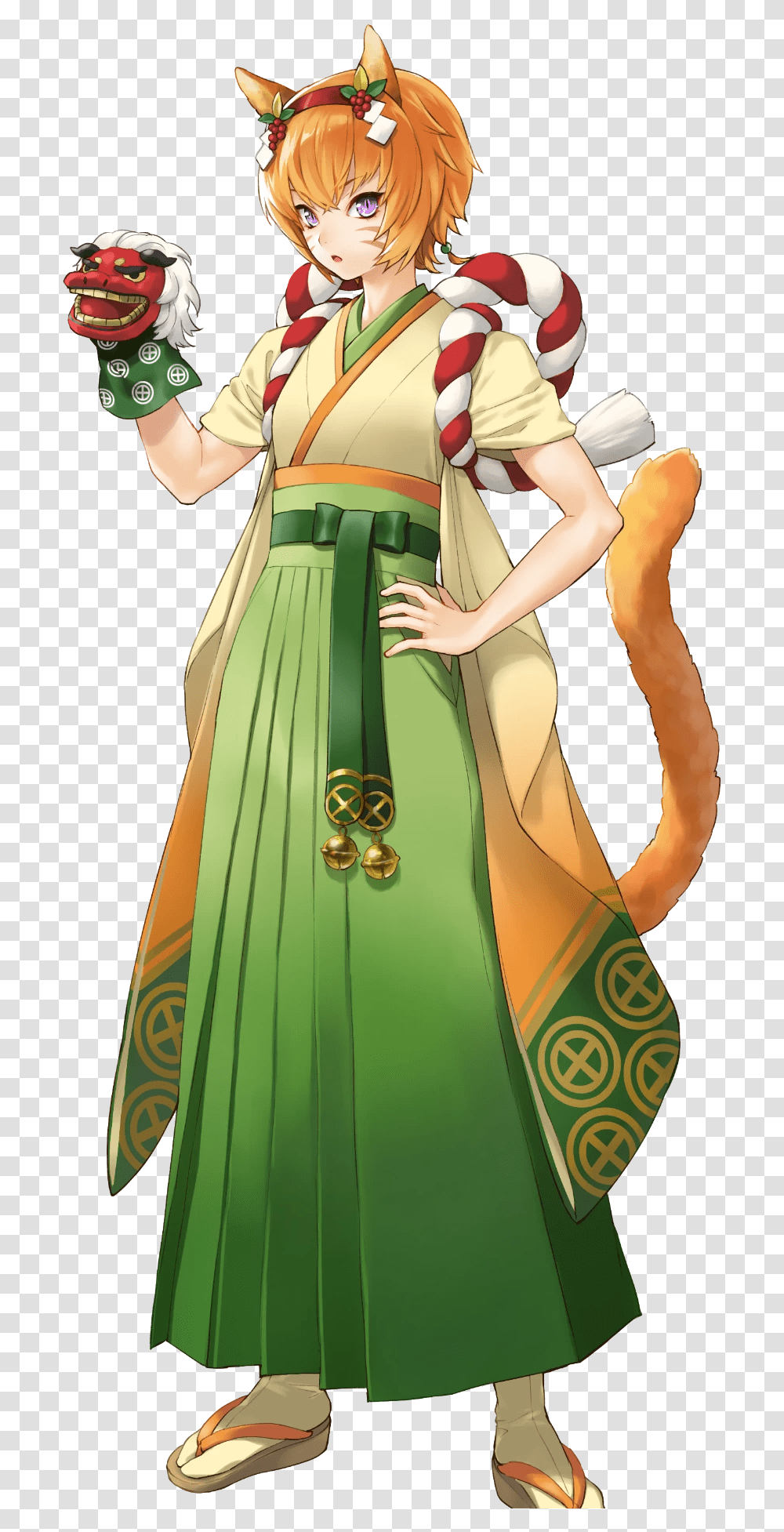 Filelethe New Years Claw Facewebp Fire Emblem Heroes Wiki Lethe Fire Emblem Heroes, Clothing, Person, Costume, Fashion Transparent Png