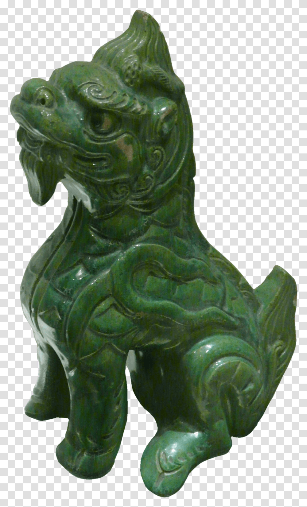 Filelittle Greener Dragon Looking Left Museum Of Asian Statue, Jade, Gemstone, Ornament, Jewelry Transparent Png