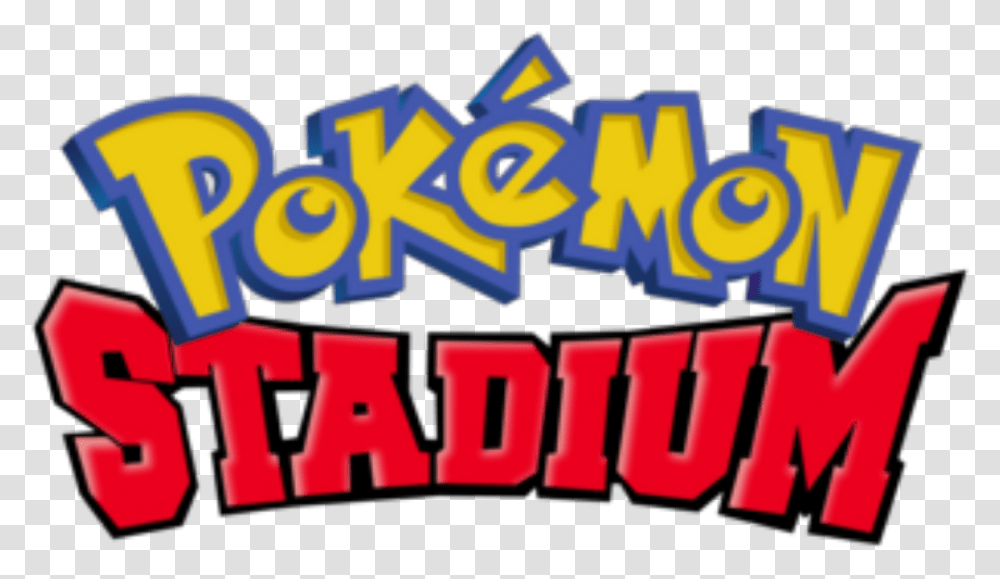 Filepokemon Stadiumsvg Wikimedia Commons Pokemon Stadium Logo, Text, Alphabet, Word, Crowd Transparent Png