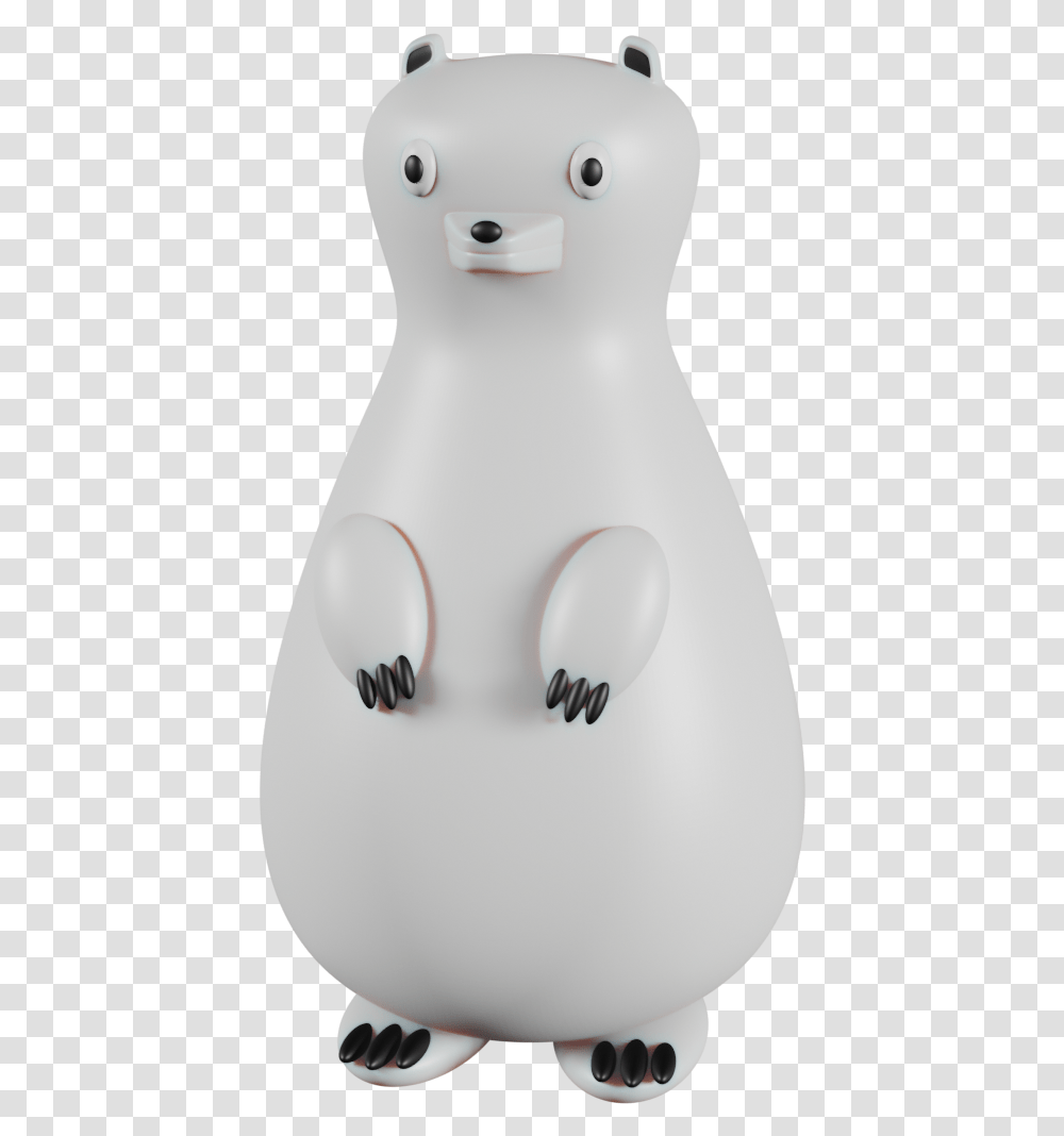 Filepolar Bear Animation Cartoon Sprite 3d Front Soft, Snowman, Egg, Jar, Beverage Transparent Png