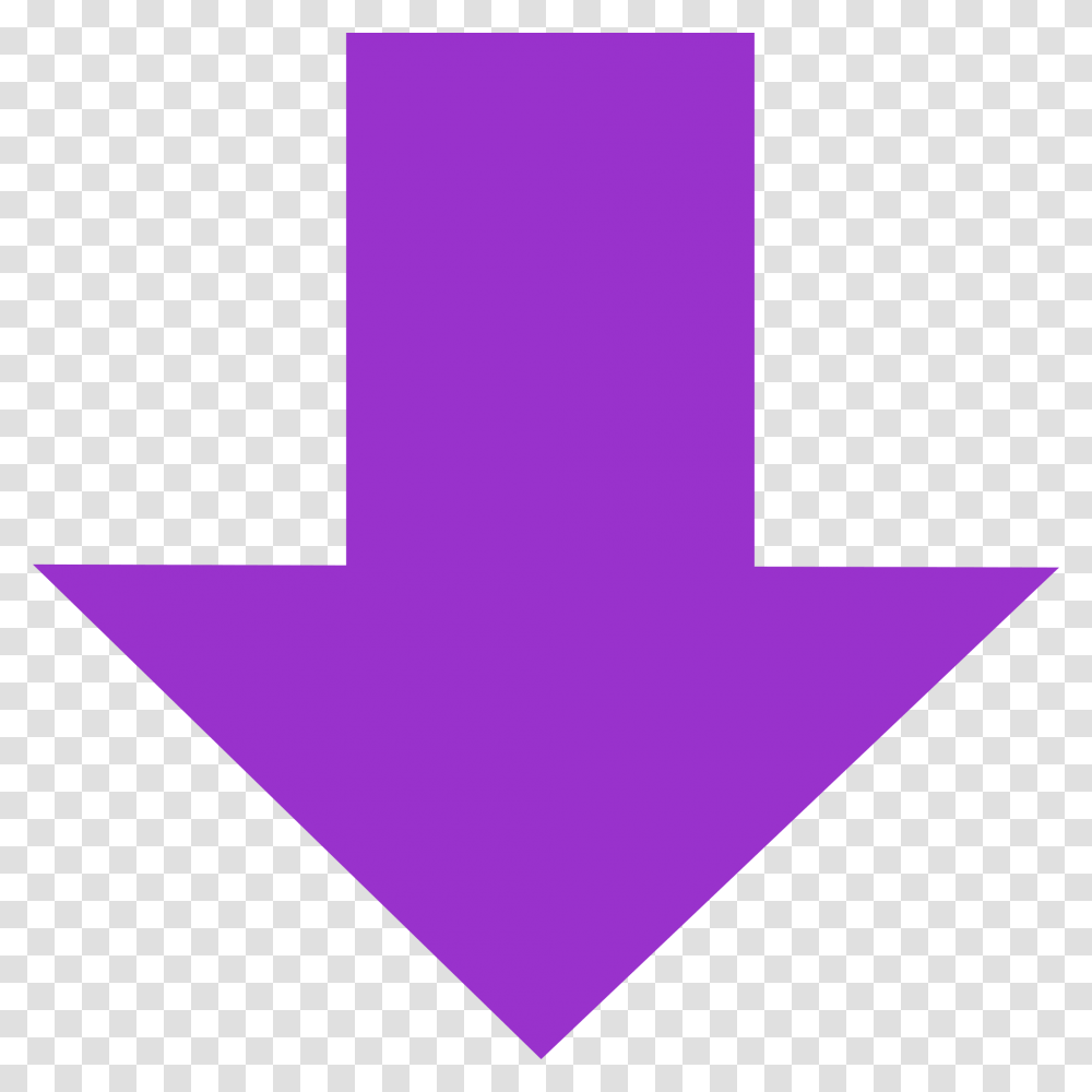 Filepurple Arrow Downsvg Wikipedia Purple Arrow Pointing Down, Symbol, Star Symbol, Business Card, Paper Transparent Png