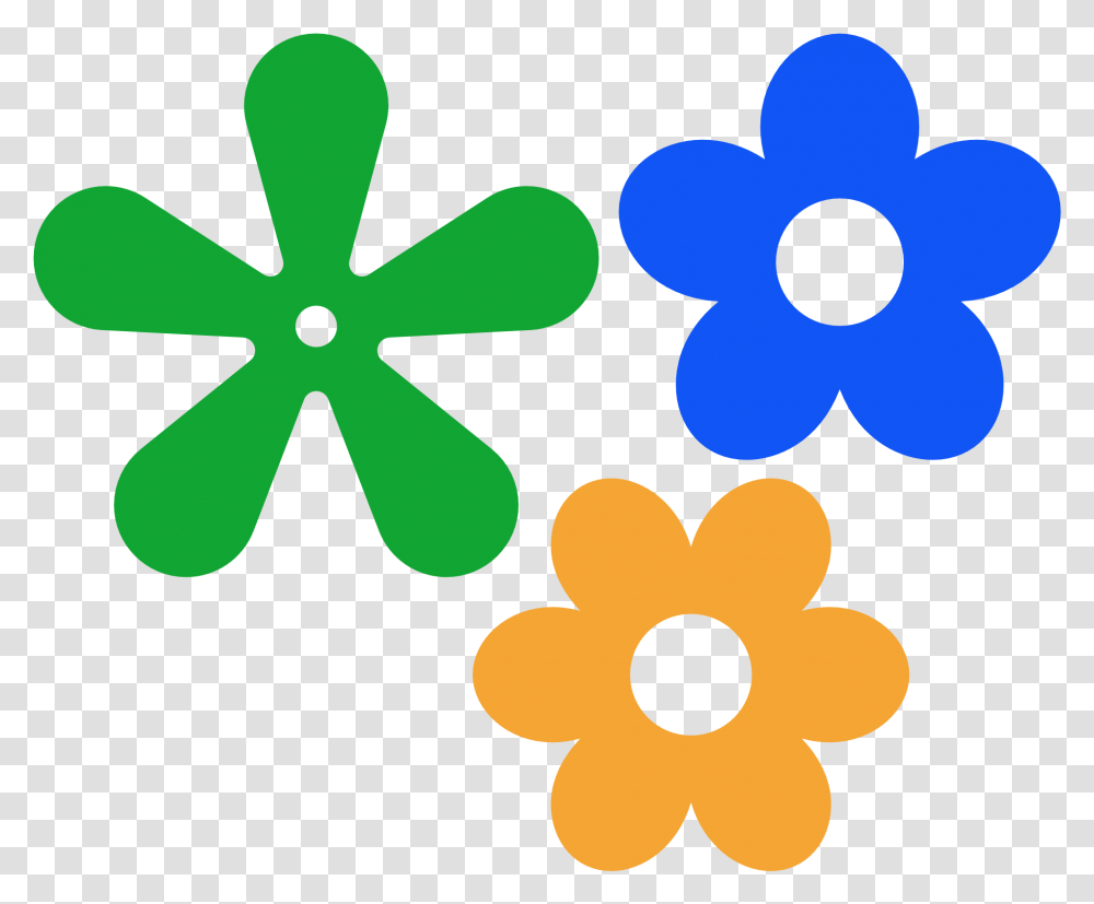 Fileretro Flowericon5petalssvg Wikimedia Commons Flower Icon, Pattern, Ornament, Symbol, Cross Transparent Png