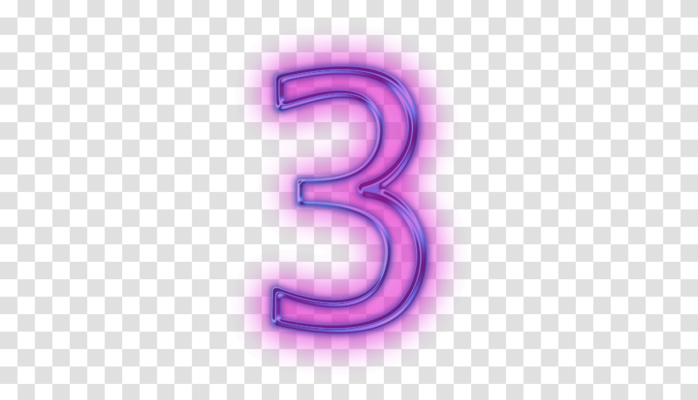 Files Free Background Purple Neon Number, Symbol, Text, Alphabet, Heart Transparent Png