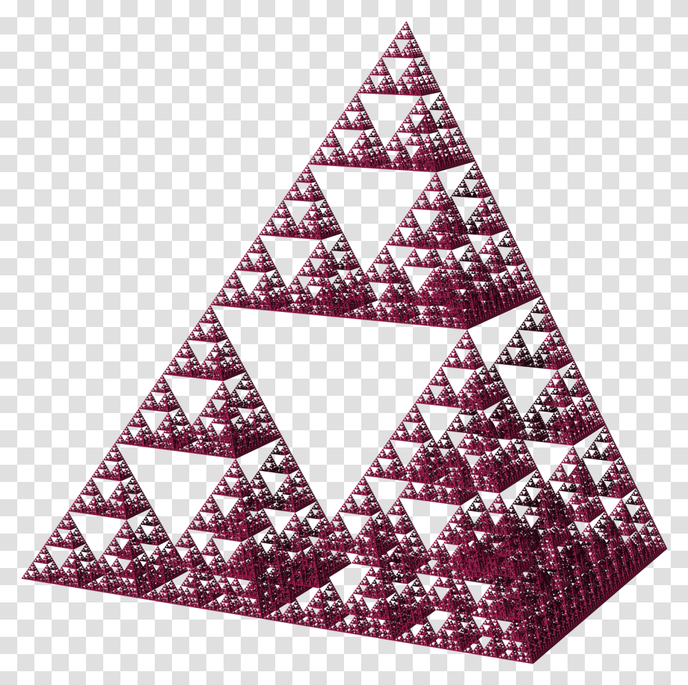 Filesierpinski Pyramid Pinkpng Wikimedia Commons Sierpinski Pyramid, Triangle, Plant Transparent Png