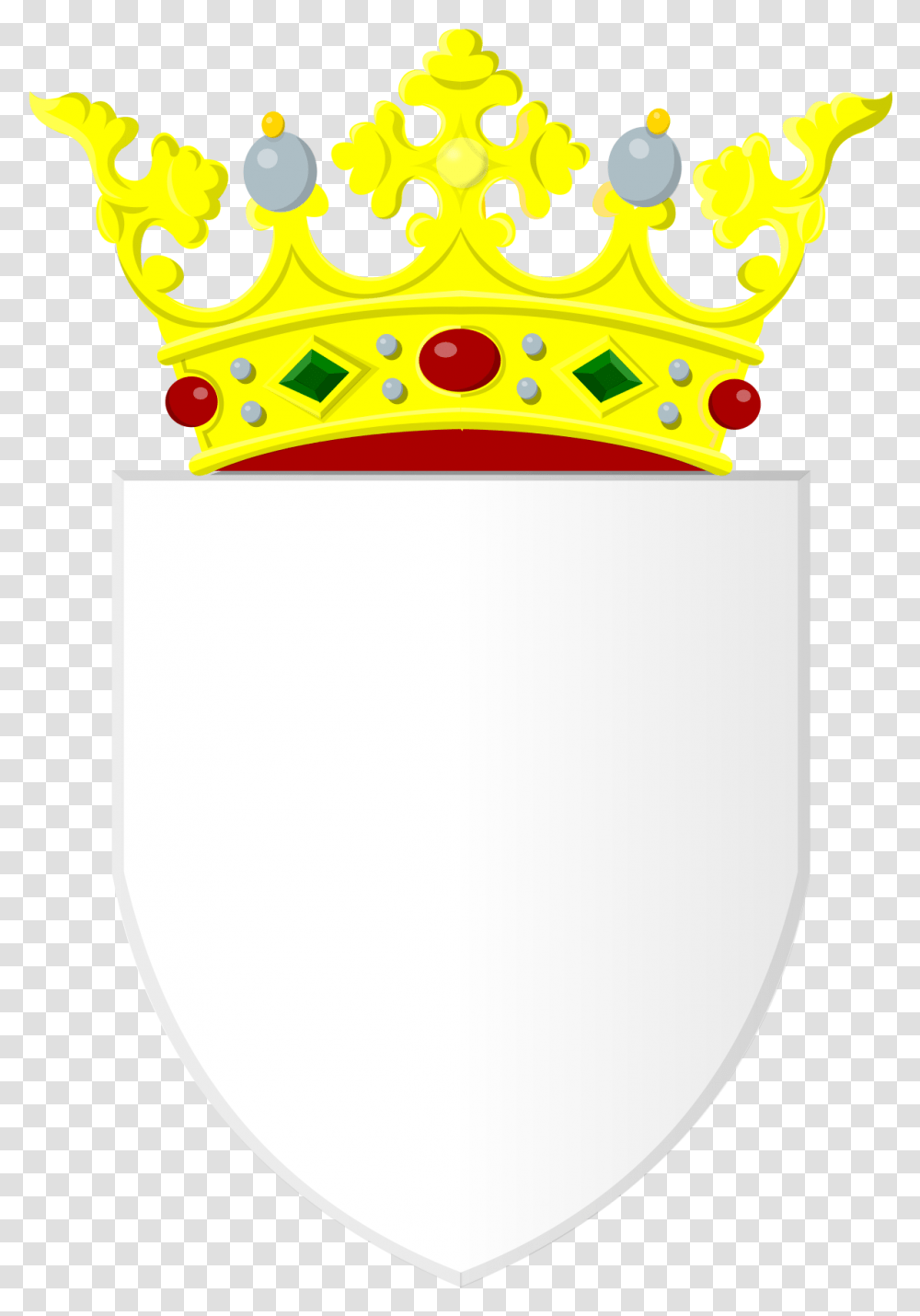 Filesilver Shield With Golden Crown 3svg Wikimedia Commons Silver, Jewelry, Accessories, Accessory, Armor Transparent Png