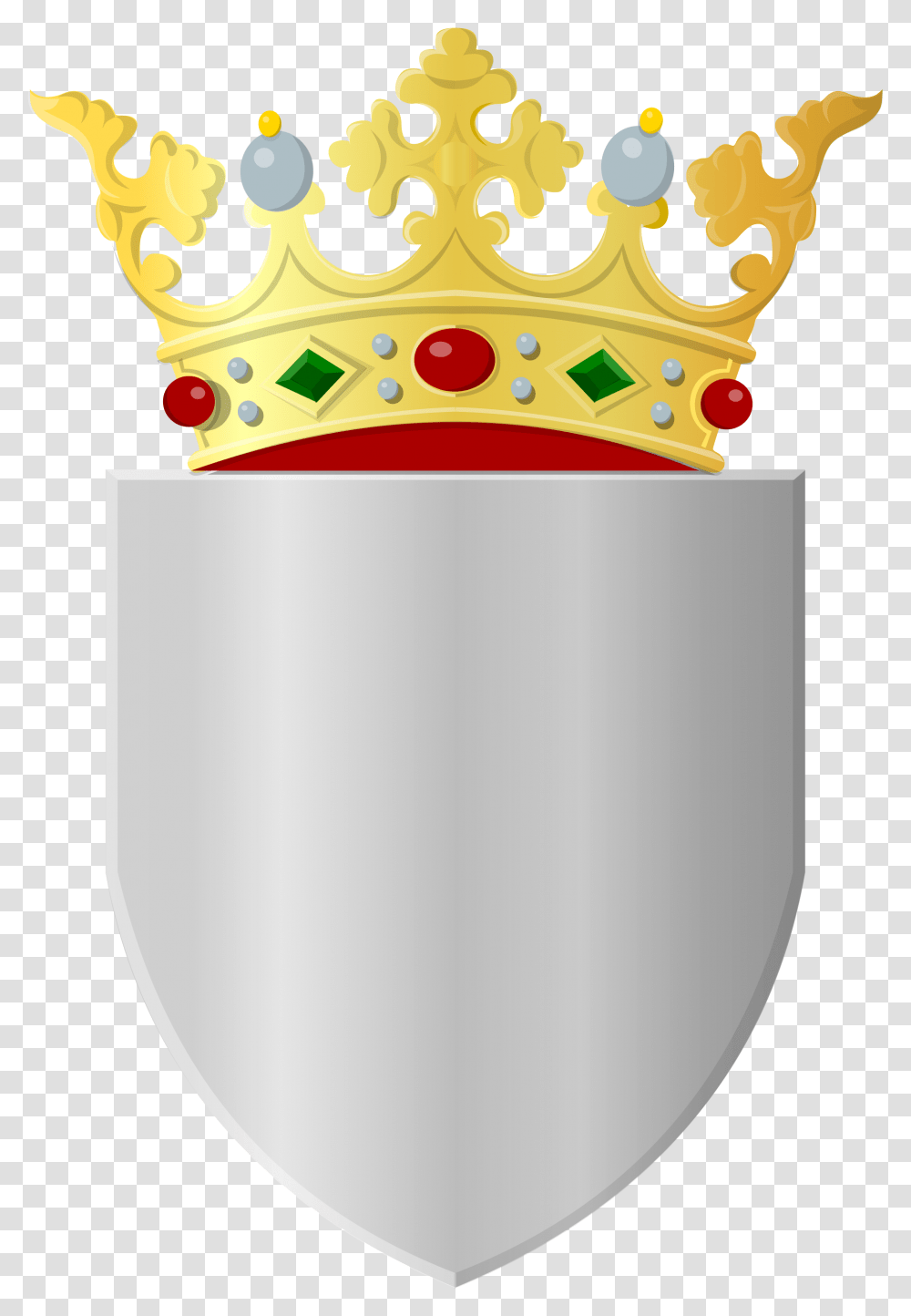 Filesilver Shield With Golden Crownsvg Wikimedia Commons Shield Crown, Jewelry, Accessories, Accessory, Snowman Transparent Png