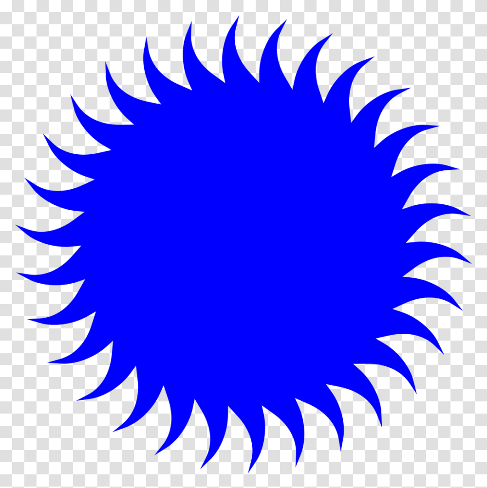 Filesun Blue Iconsvg Wikimedia Commons Sun Orange, Pattern, Symbol, Fractal, Ornament Transparent Png
