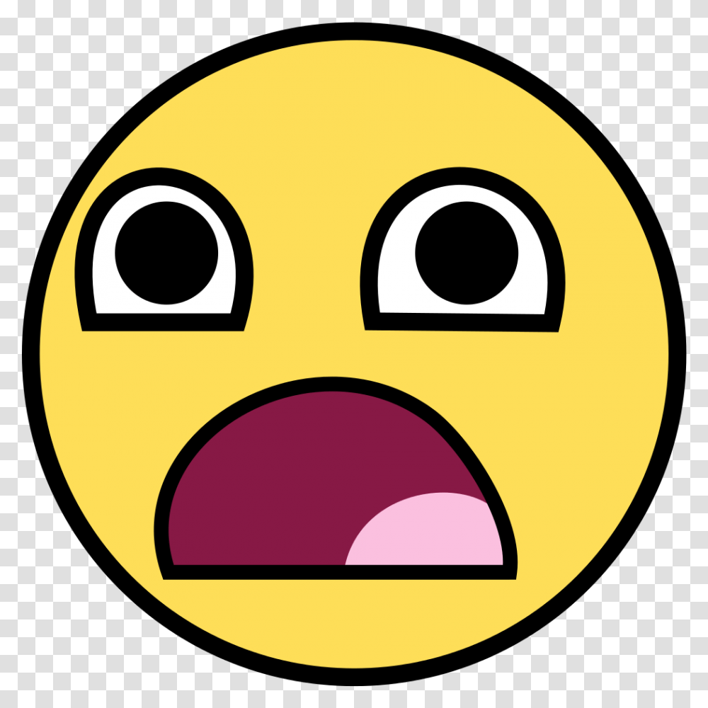 Filesurprisedsmileysvg Wikimedia Commons Surprised Face, Pac Man Transparent Png