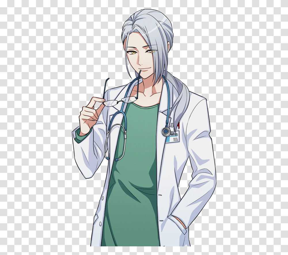 Filesympathy For The Angel Azuma Action R Anime, Clothing, Doctor, Person, Lab Coat Transparent Png